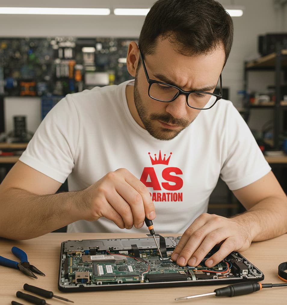 Réparation écran PC - AS REPARATION Paris - Réparation professionnelle avant après