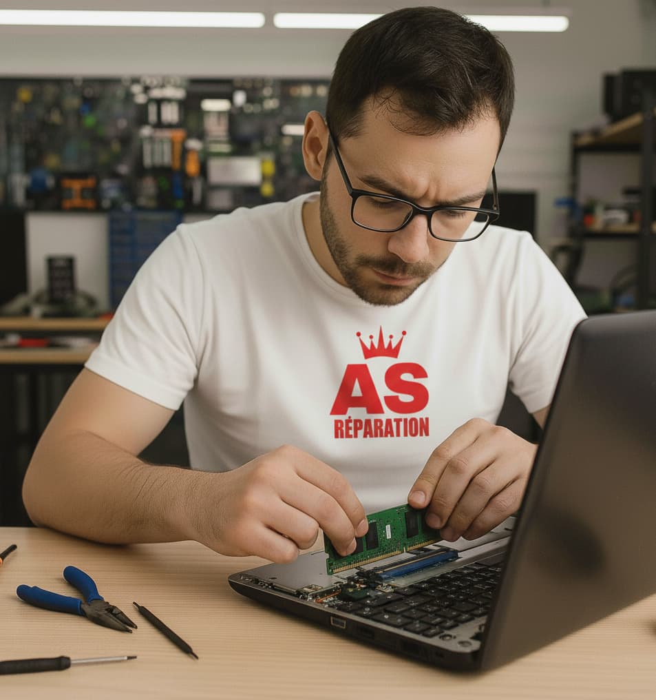 Upgrade mémoire RAM - AS REPARATION Paris - Réparation professionnelle avant après