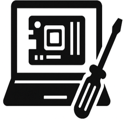 Icône Réparation carte mère PC