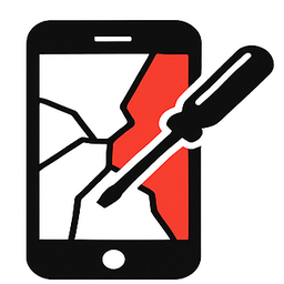 Icône Réparation écran mobile