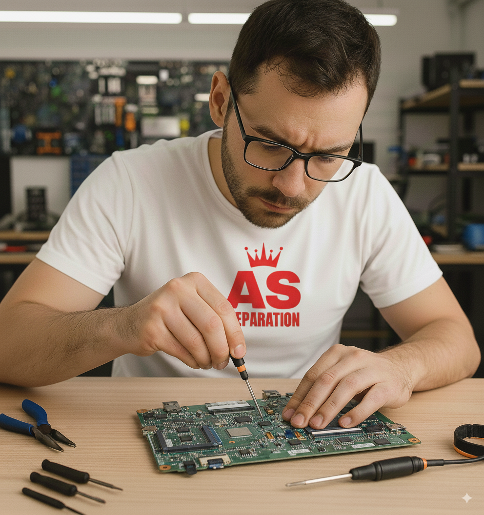 Réparation carte mère PC - AS REPARATION Paris - Réparation professionnelle avant après